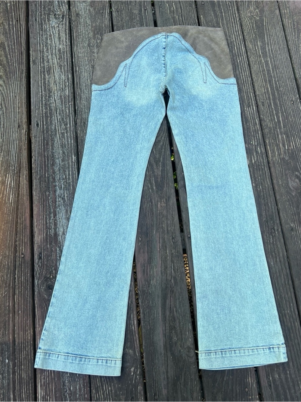 Revice Women’s Headliner Jolene Low-rise Lace-Up Front Jeans, Sexy Western|Sz:28 - Picture 4 of 16
